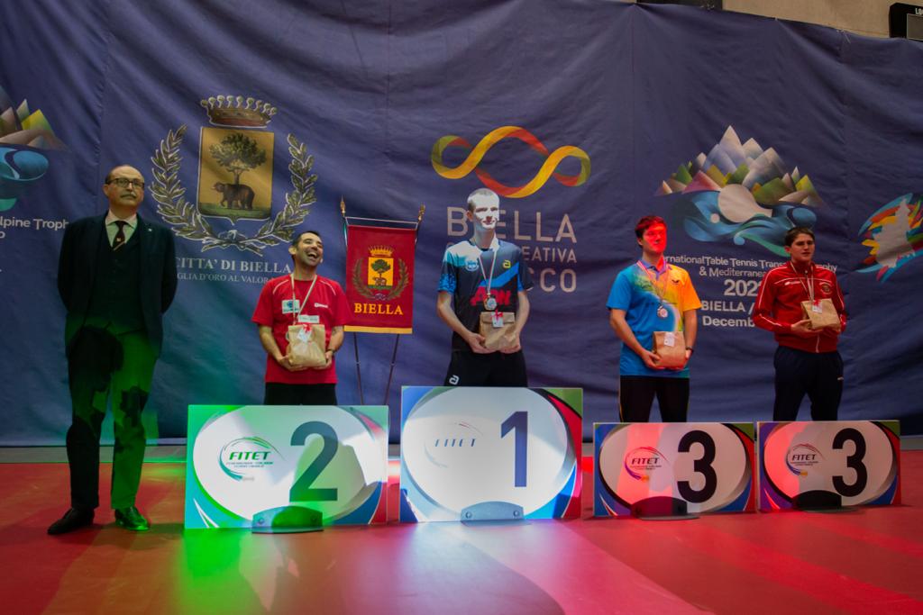 Podio torneo nazionale di terza categoria di Biella