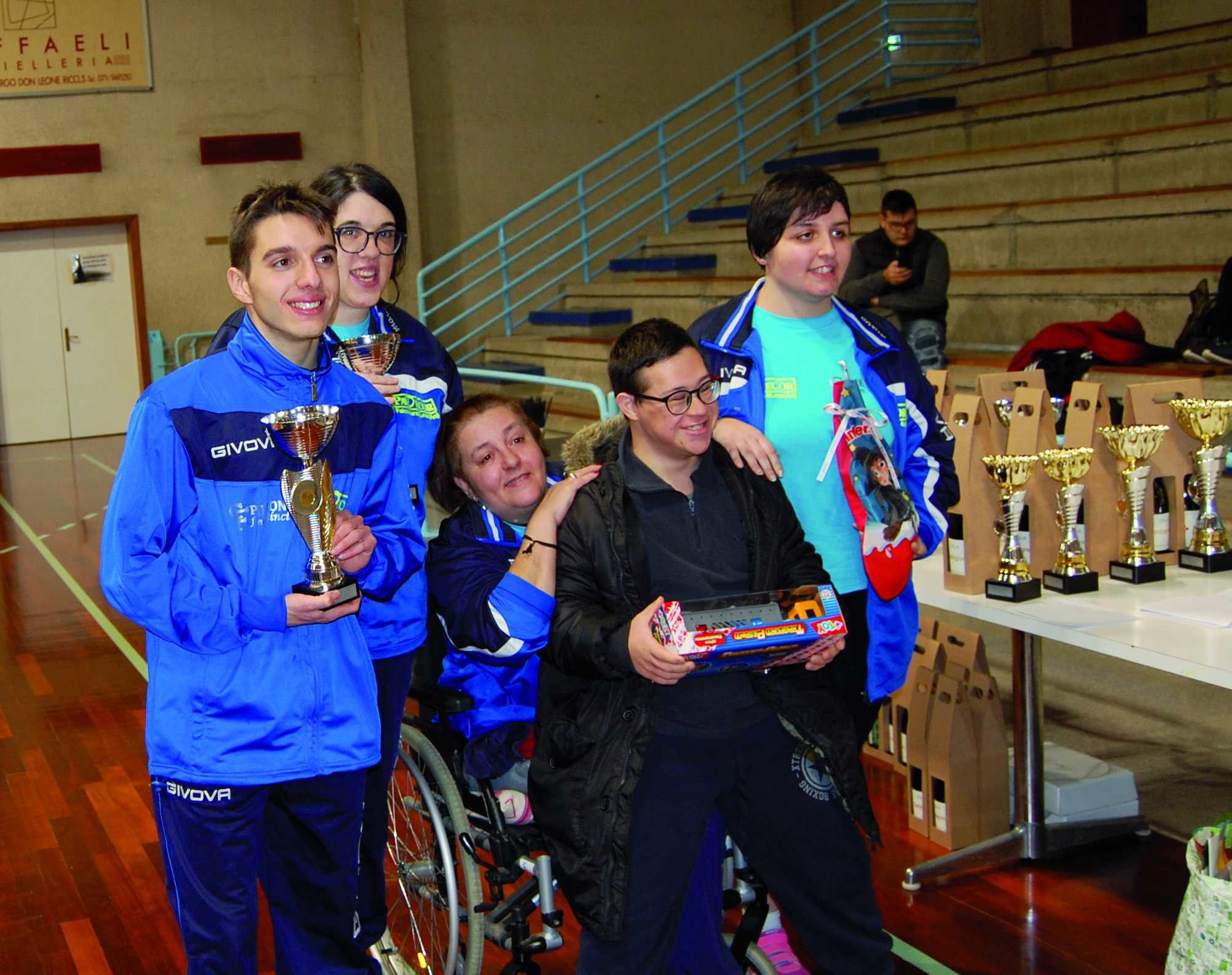 Premiazione torneo promozionale al torneo paralimpico di Chiaravalle