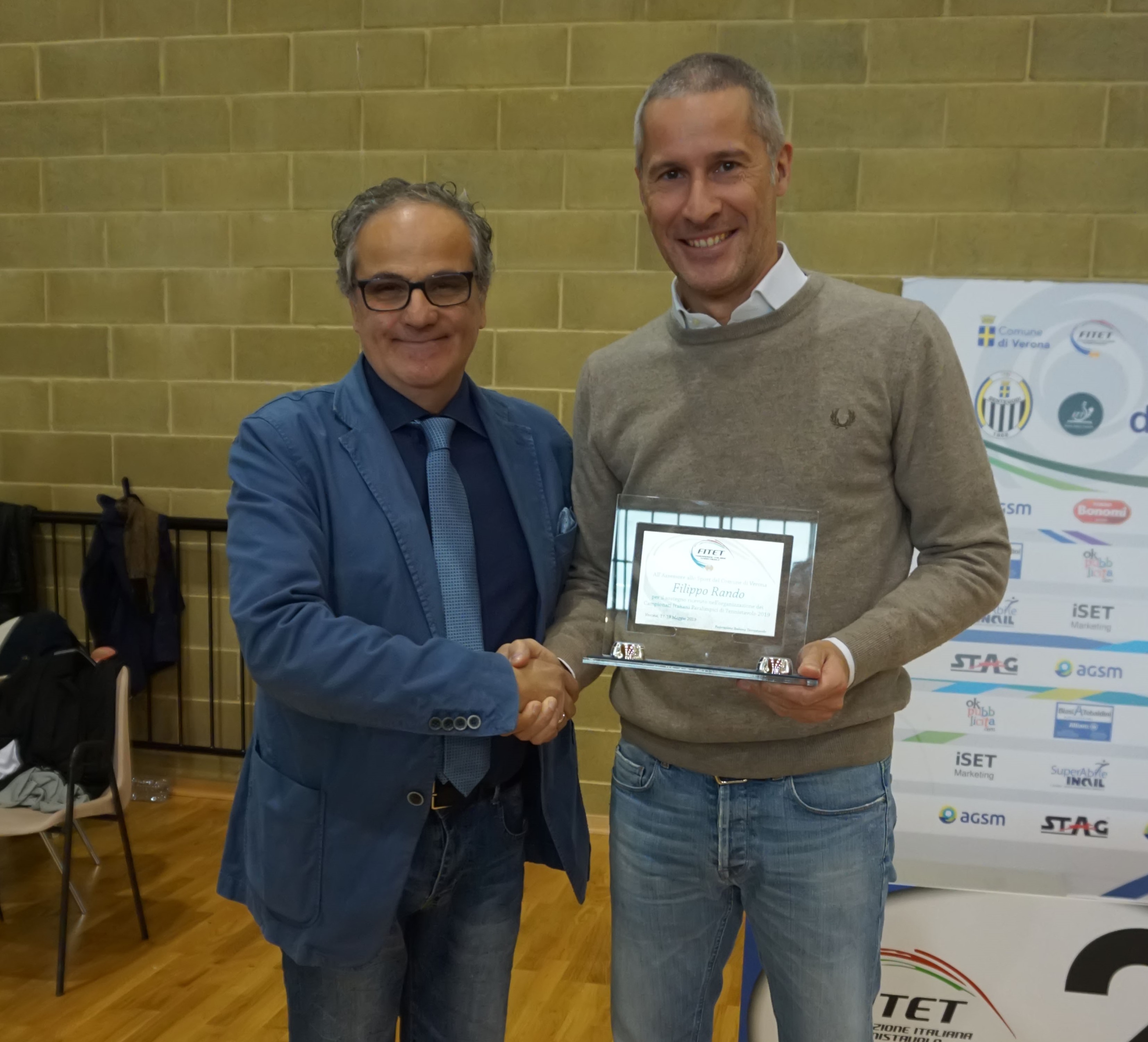 Presidente Di Napoli premia assessore Rando