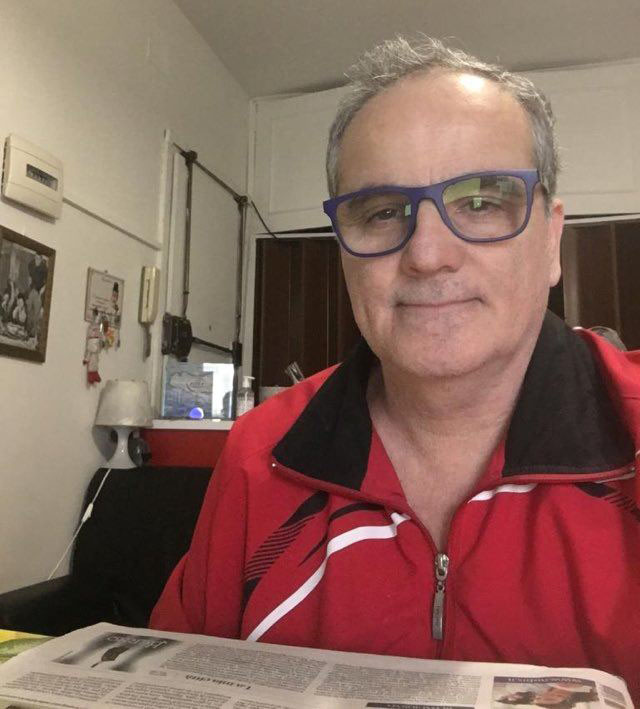 Presidente Renato di Napoli a casa marzo 2020