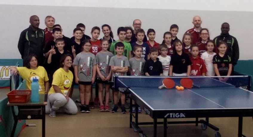 Primo stage provinciale FITeT organizzato a Coccaglio nel 2016 maglie nere e gialle foto 7