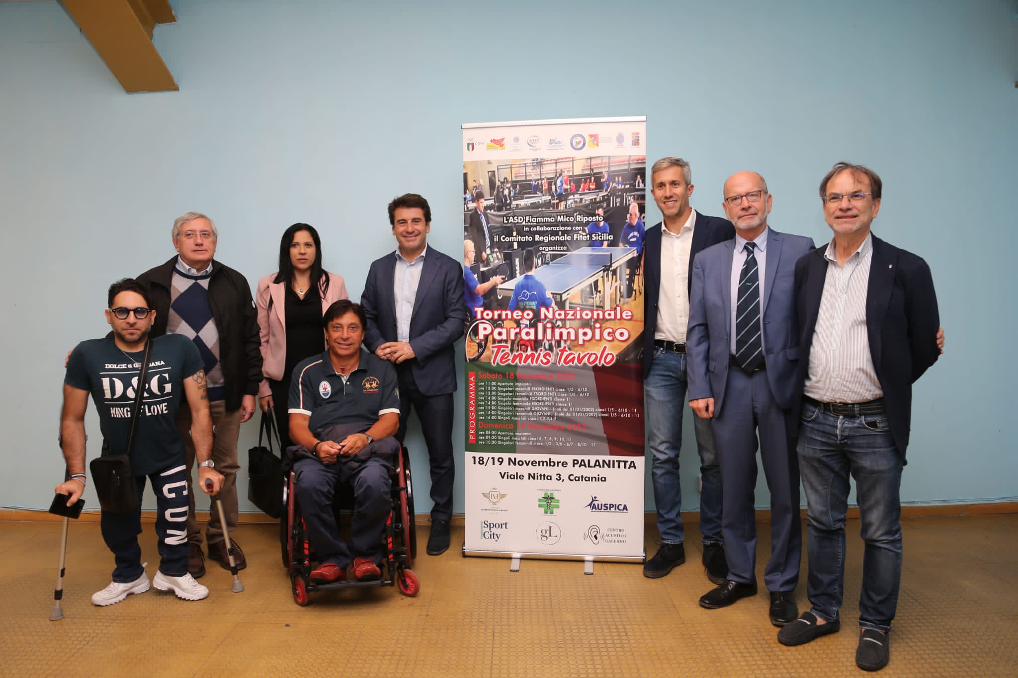 Primo torneo paralimpico a Catania 2023 2024 conferenza stampa
