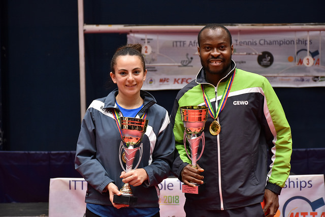 Quadri Aruna e Dina Meshref campioni africani 2018