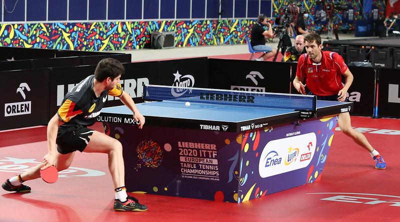 Quarto di finale fra Dimitrij Ovtcharov e Lubomir Jancarik