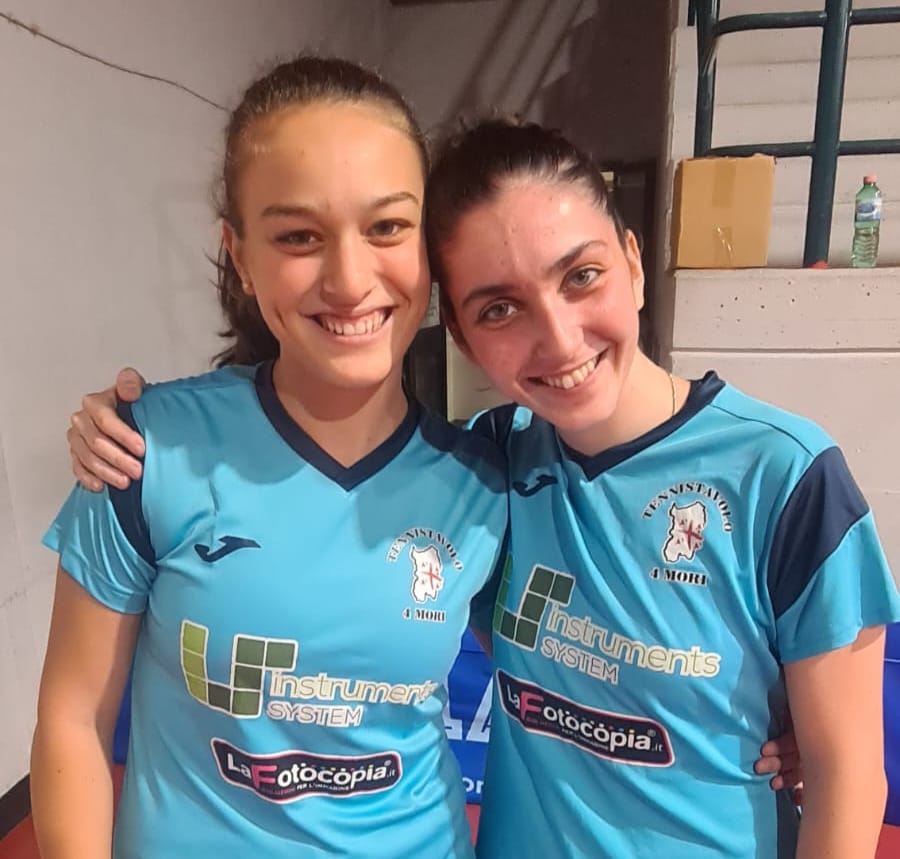 Quattro Mori Cagliari Miriam Carnovale e Tania Plaian 2024 2025