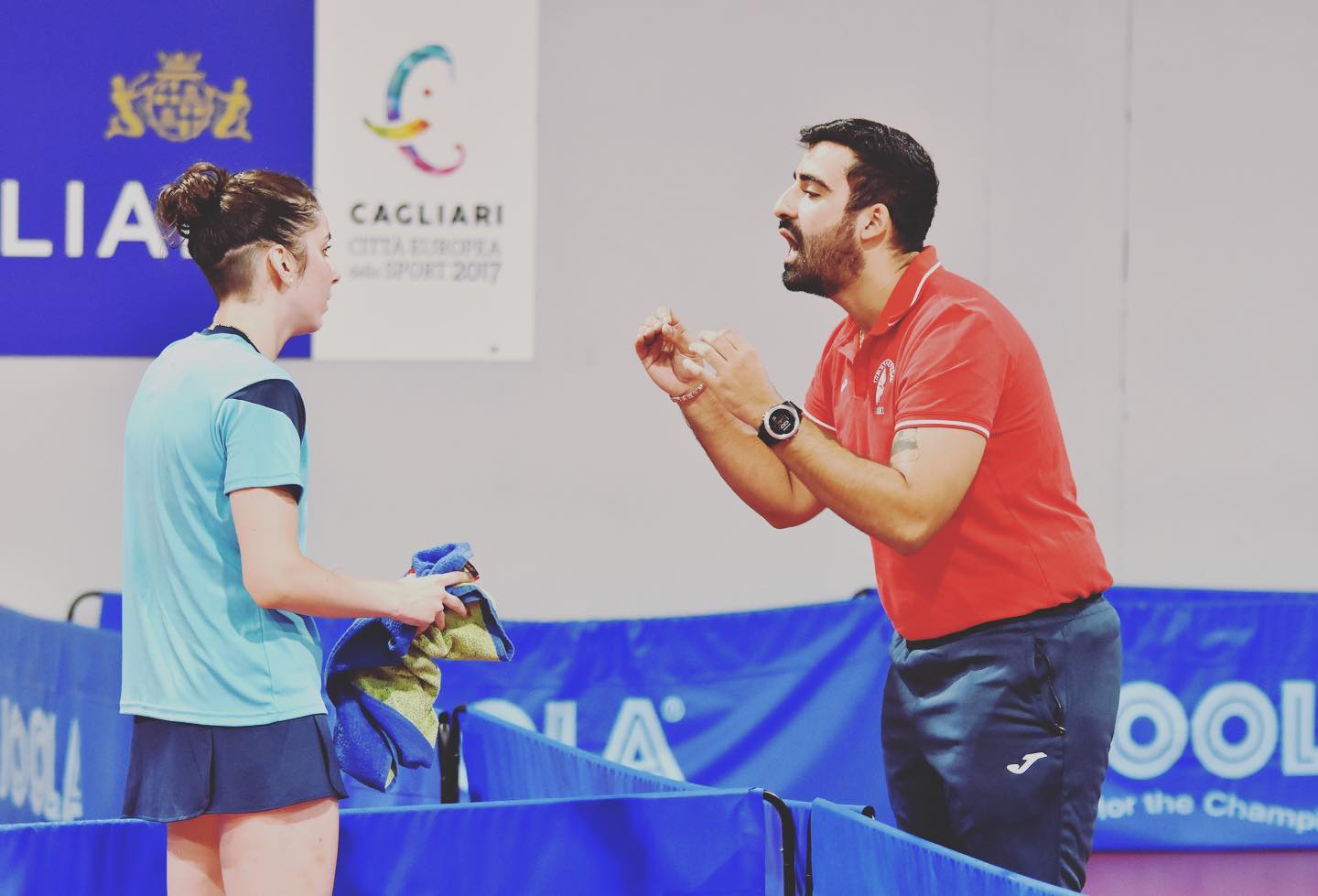 Quattro Mori Cagliari Stefano Curcio con Tania Plaian