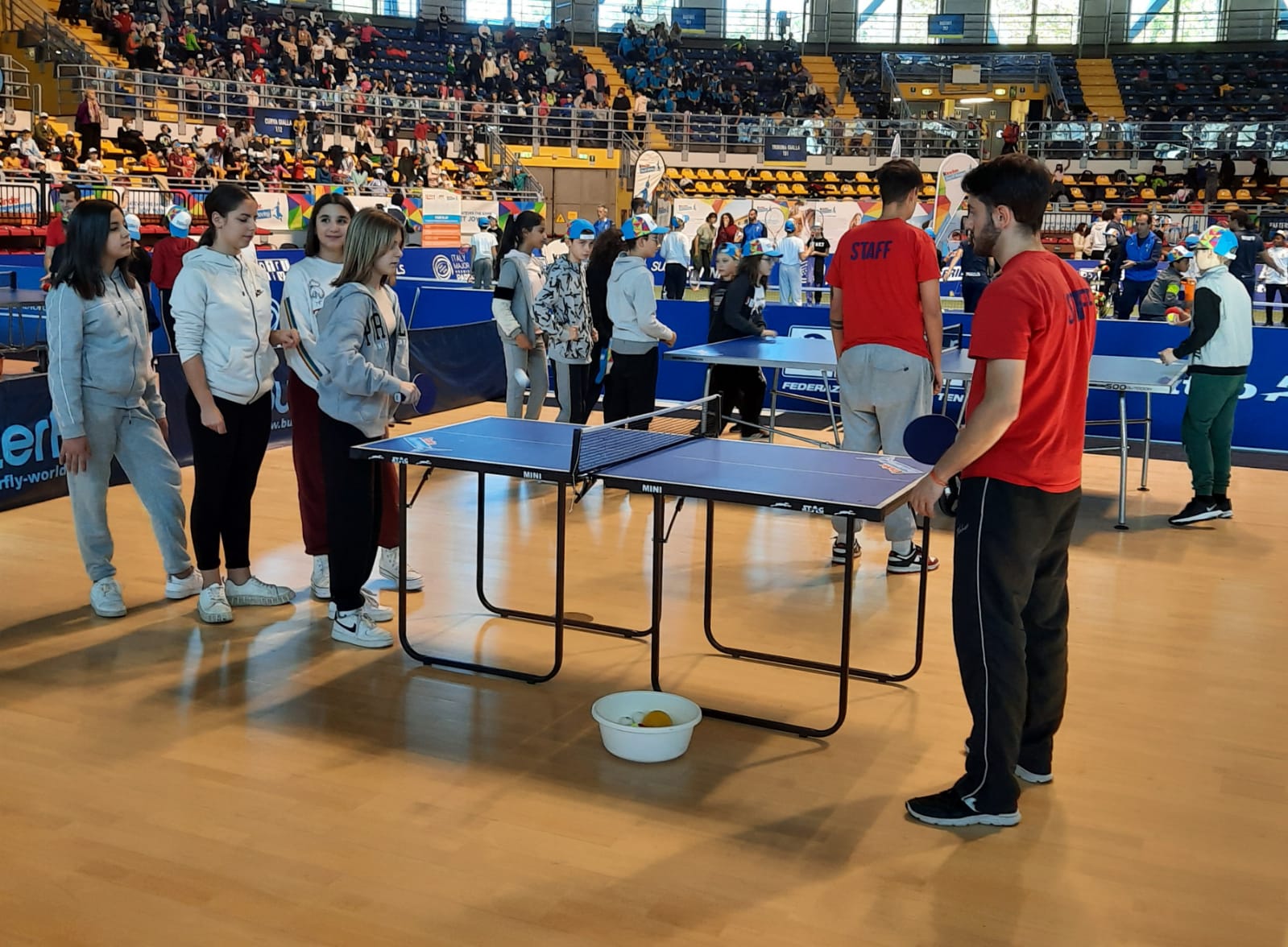Racchette in Classe Festa finale 2022 attività ai tavoli