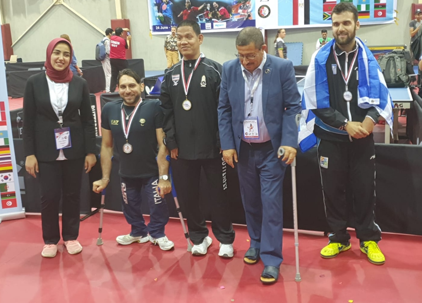 Raimondo Alecci podio singolare Open dEgitto 2019