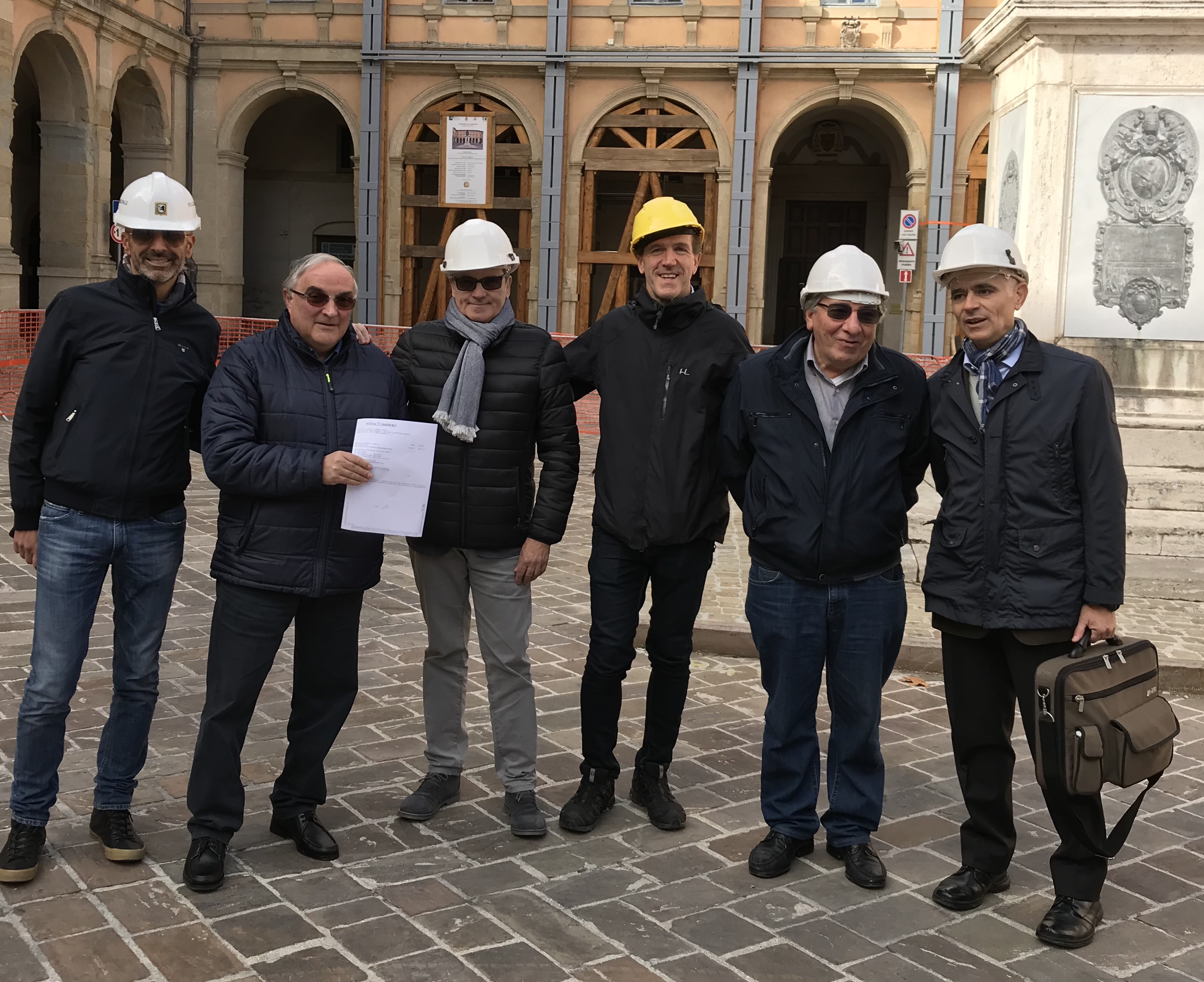 Renato Di Napoli in visita a Camerino