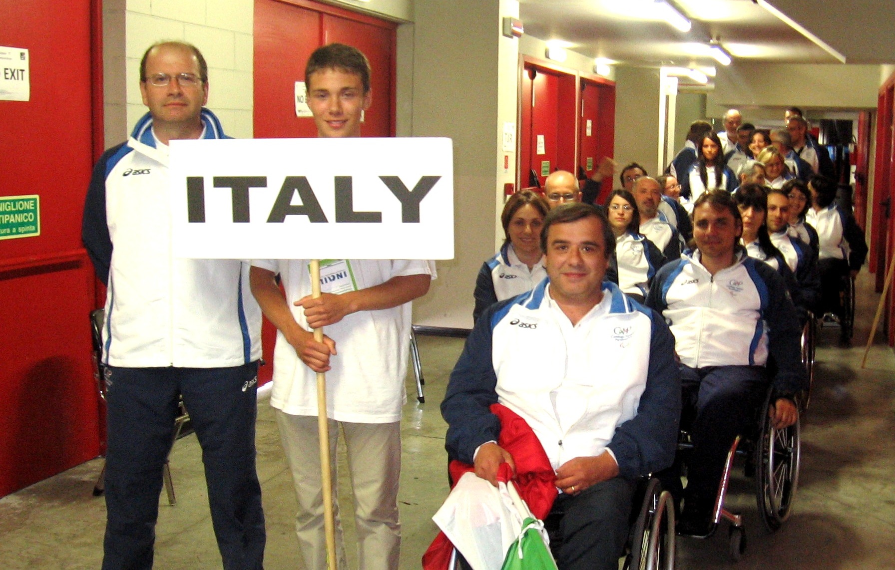 Salvatore Caci Portabandiera Azzurro