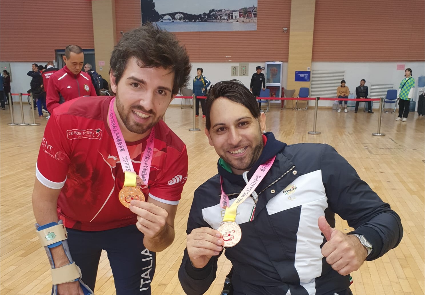Samuel De Chiara e Raimondo Alecci bronzi al Para China Open 2019