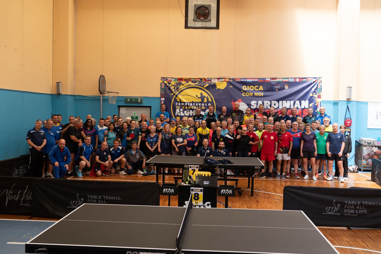 Sardinian Veterans Open 2026 gruppo partecipanti