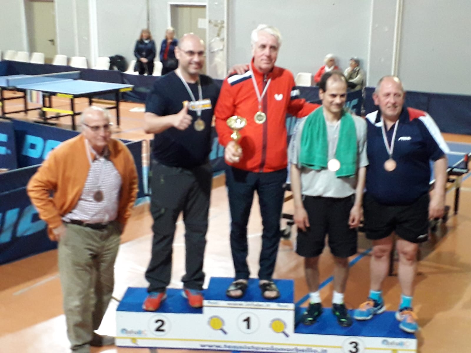 Sardinian Veterans podio singolare Over 50