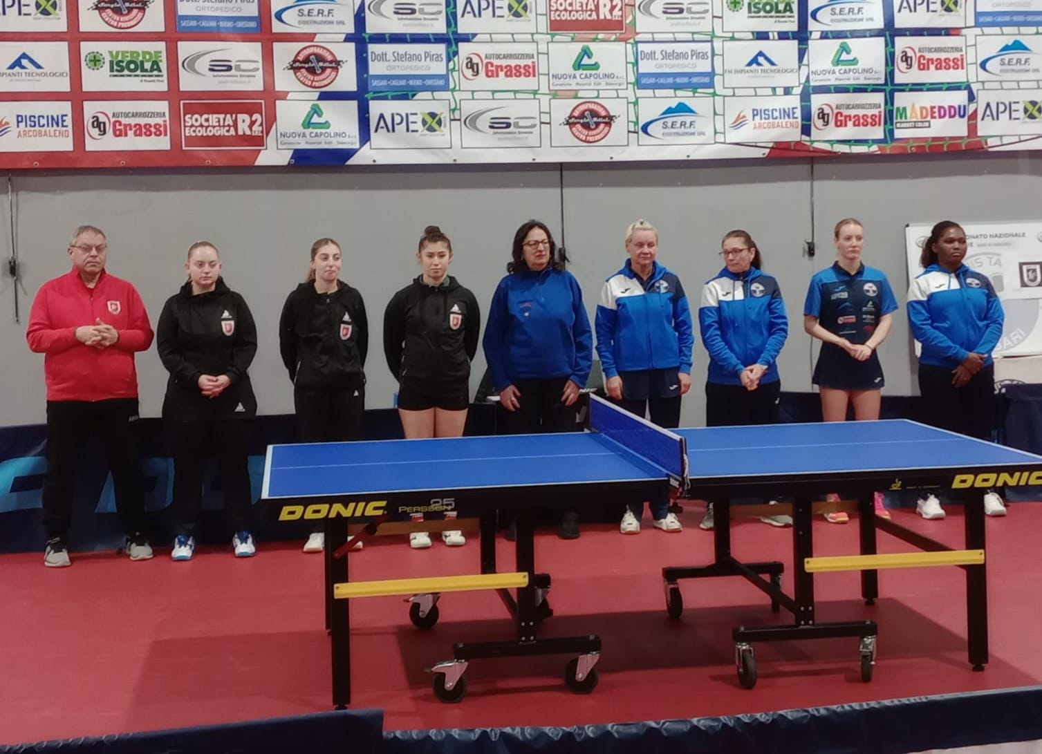 Serie A1 femminile ASV TT Sudtirol vince in casa del TT Sassari 2024 2025