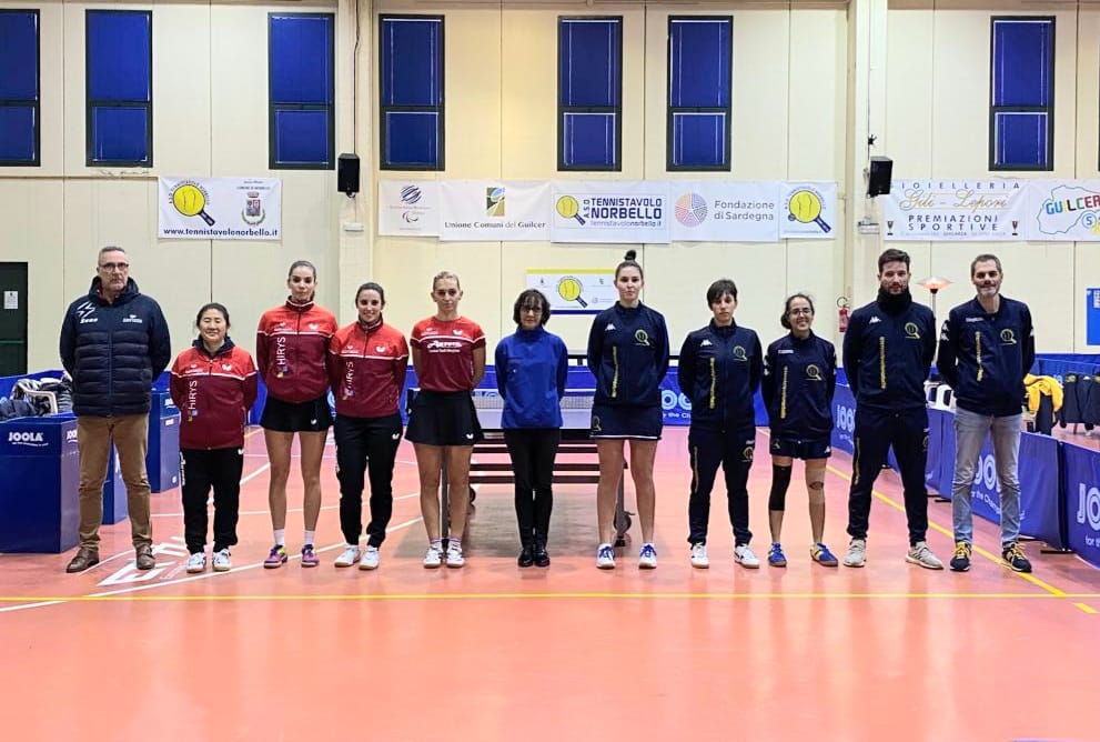 Serie A1 femminile CIATT Prato vince in casa del TT Norbello 2022 2023
