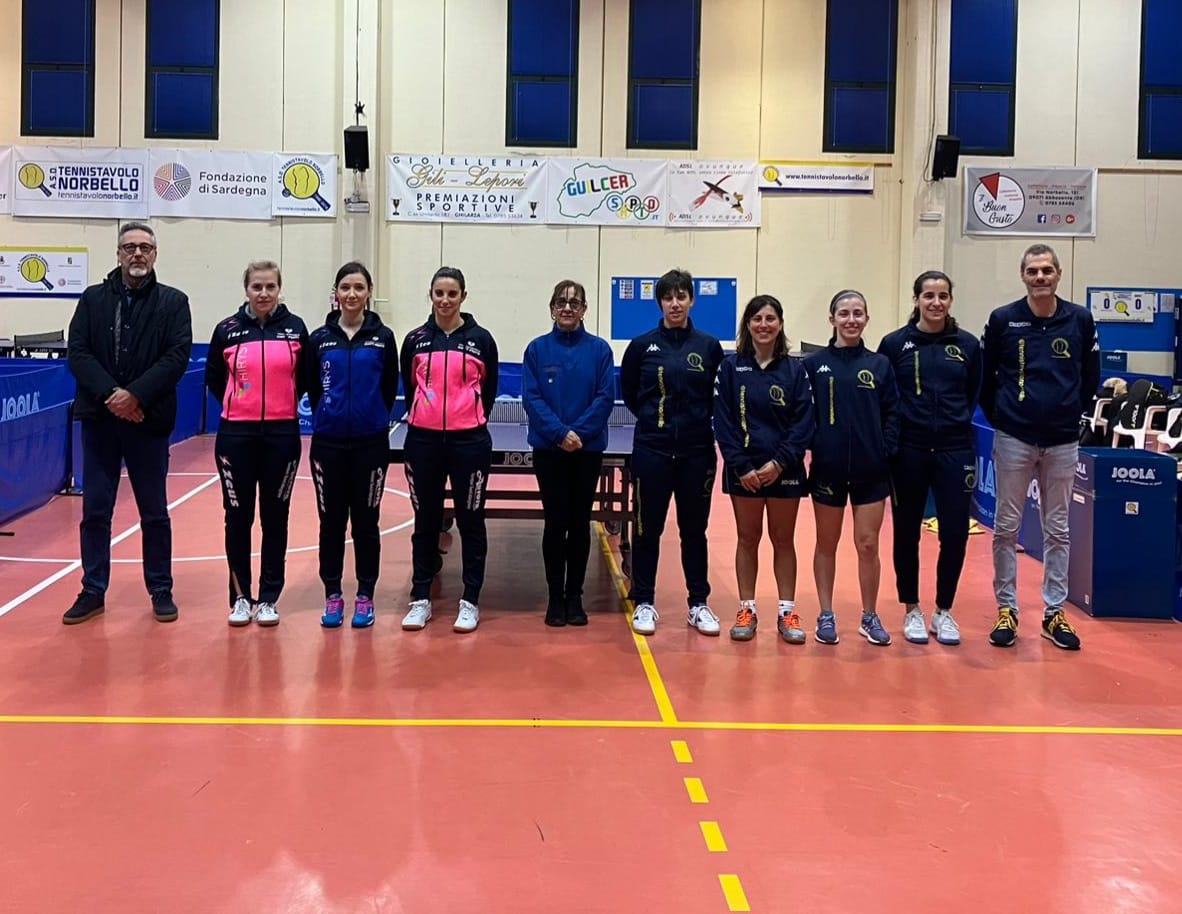 Serie A1 femminile CIATT Prato vince in casa del TT Norbello 2023 2024