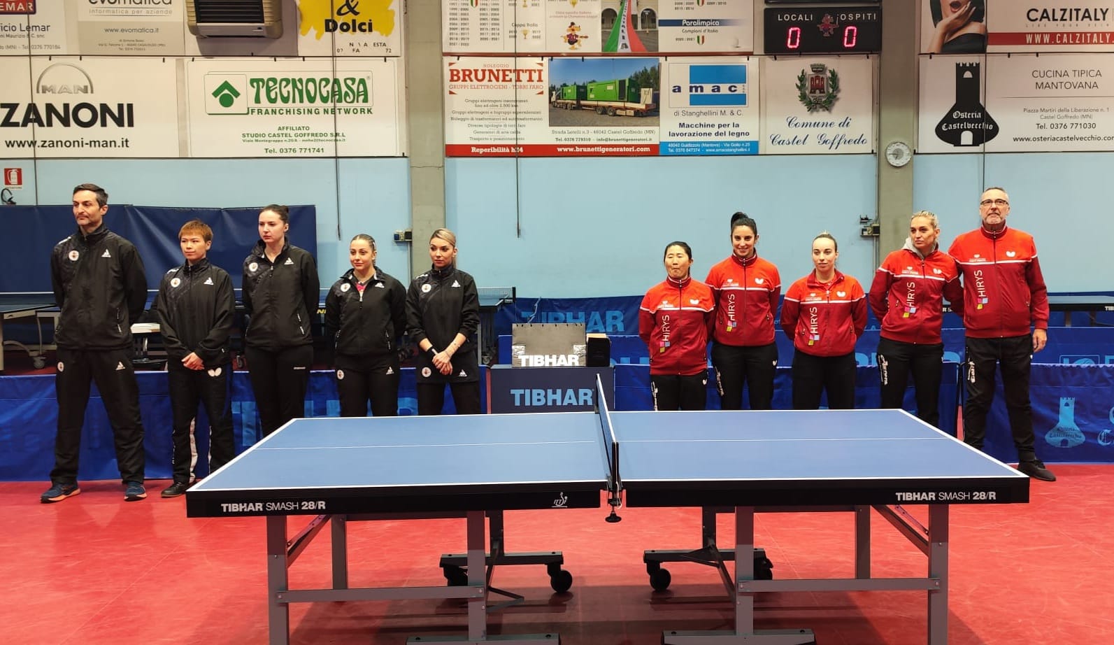 Serie A1 femminile TT Castel Goffredo batte in casa il CIATT Prato 2022 2023
