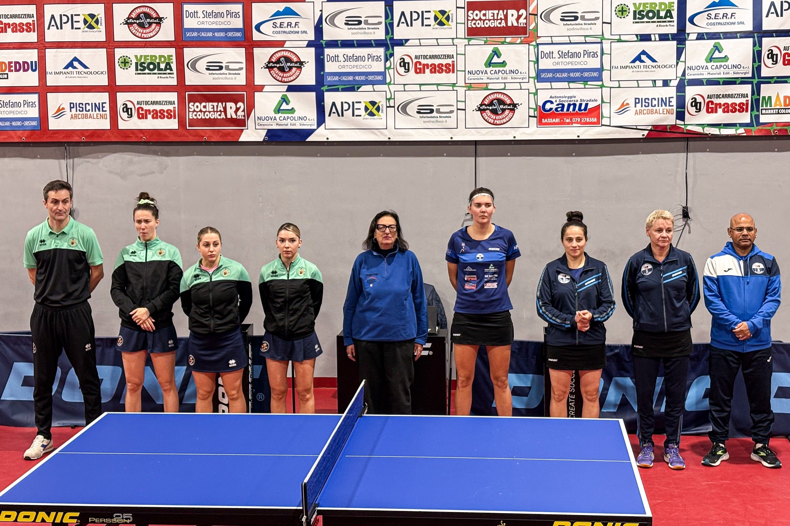 Serie A1 femminile TT Castel Goffredo vince in casa del TT Sassari 2025 2026