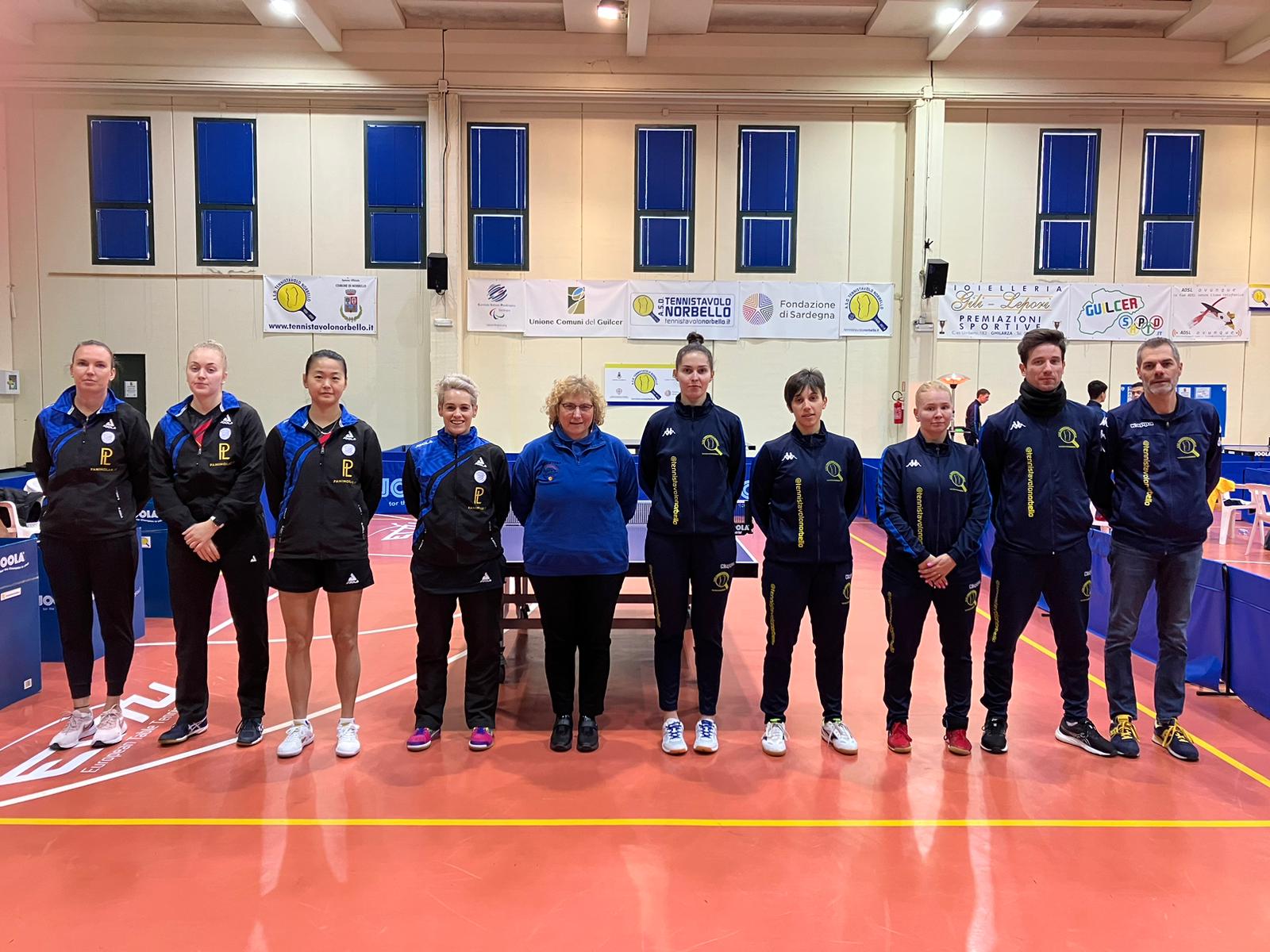 Serie A1 femminile TT Norbello batte in casa Bagnolese 2022 2023