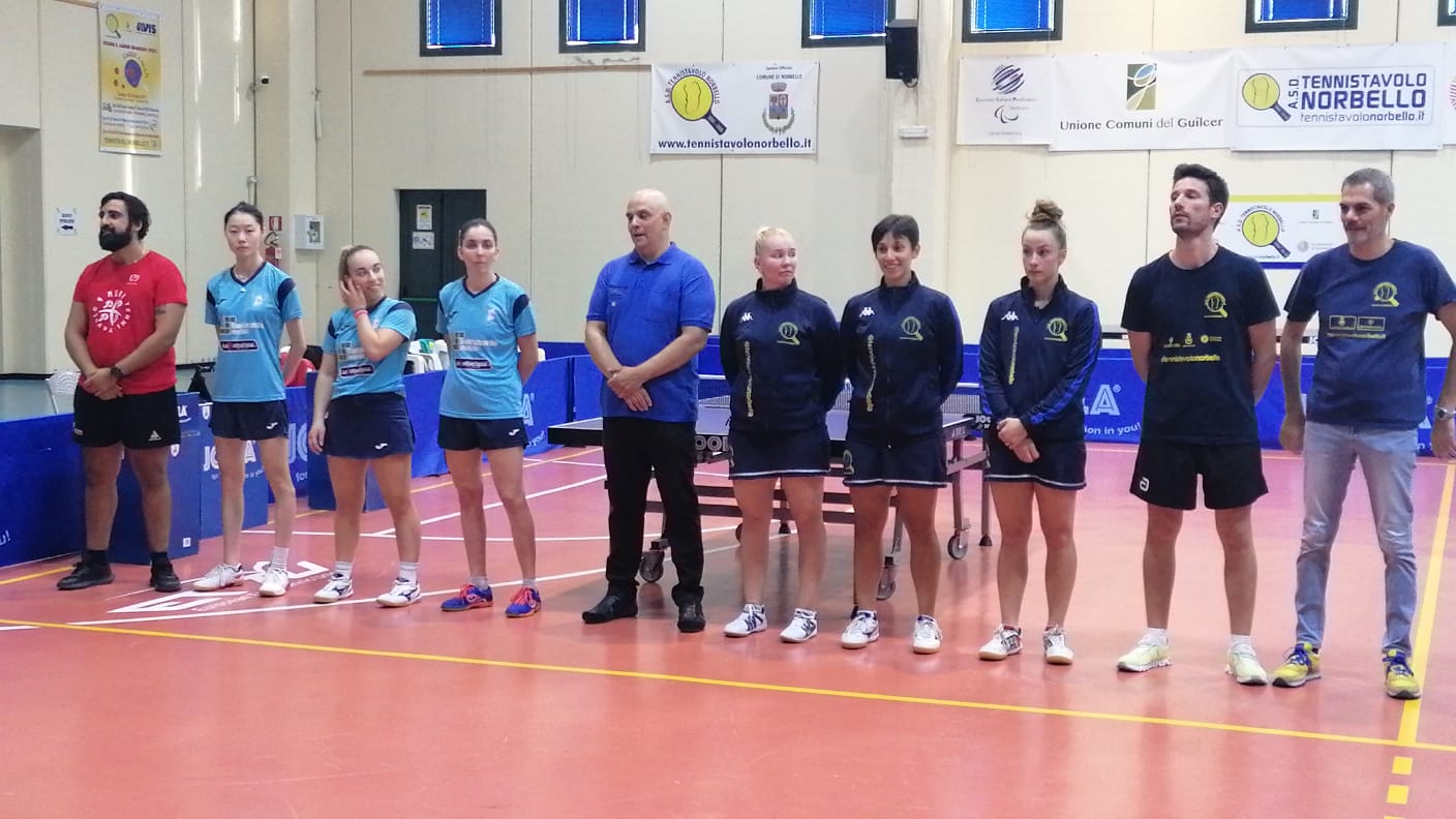 Serie A1 femminile TT Norbello pareggia con il Quattro Mori 2023 2024