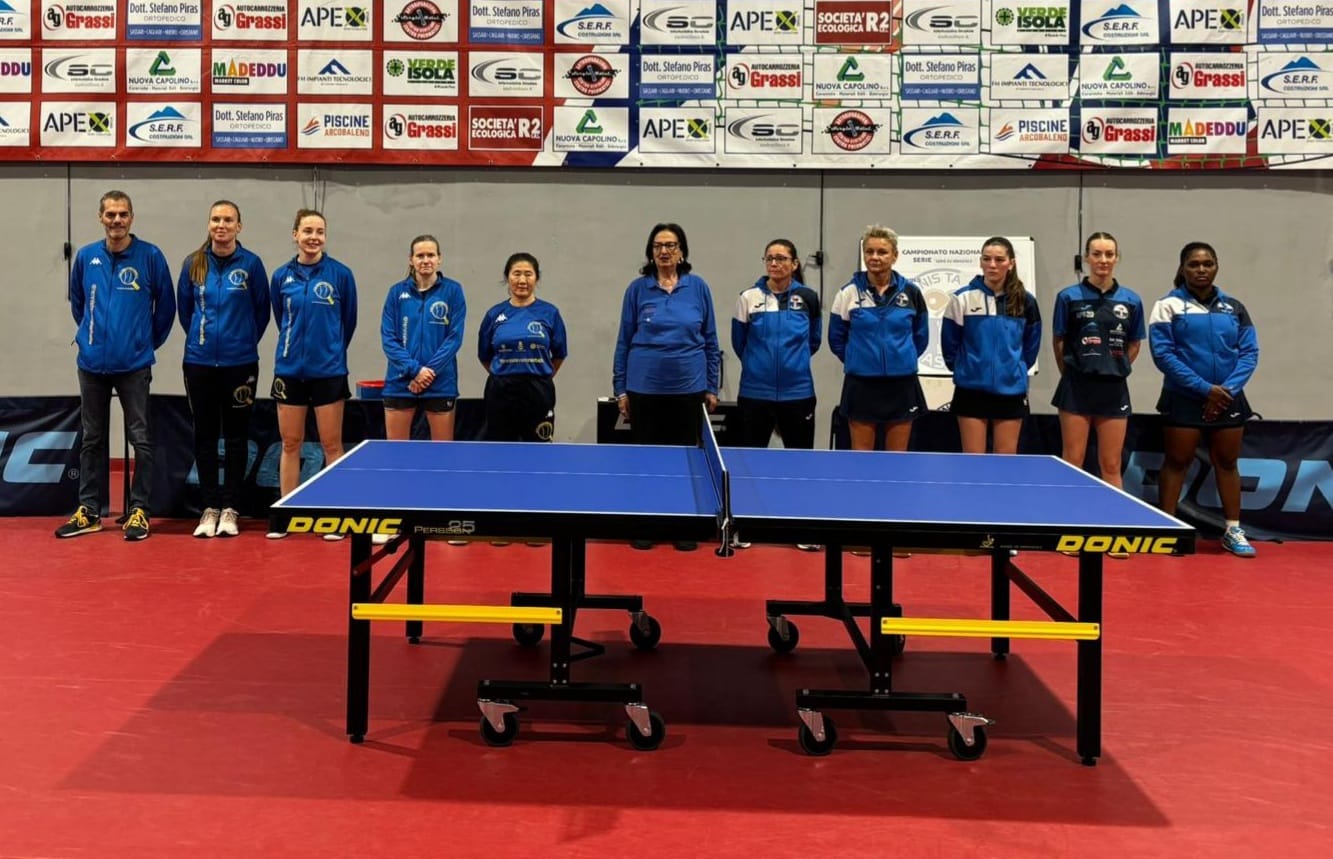 Serie A1 femminile TT Norbello vince in casa del TT Sassari 2024 2025
