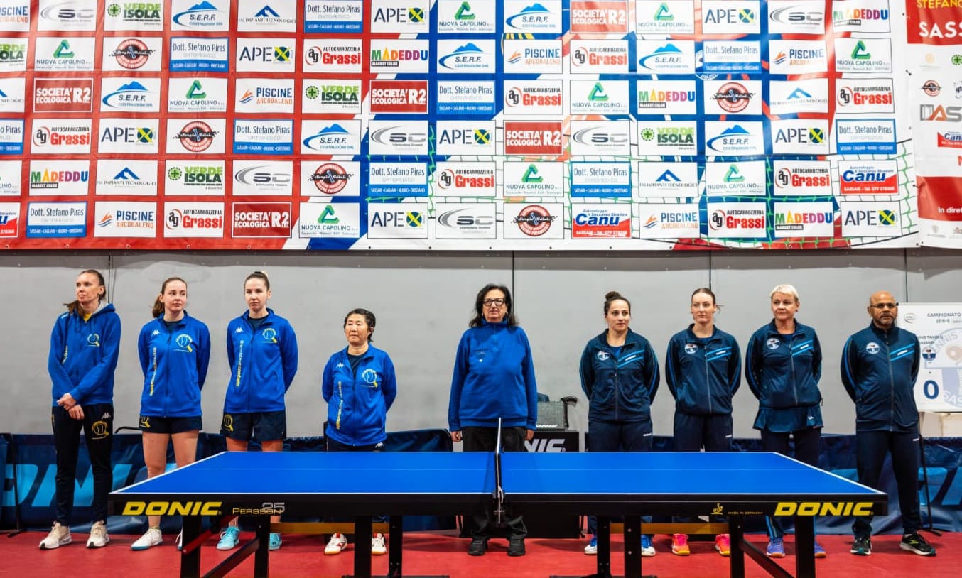 Serie A1 femminile TT Norbello vince in casa del TT Sassari 2025 2026