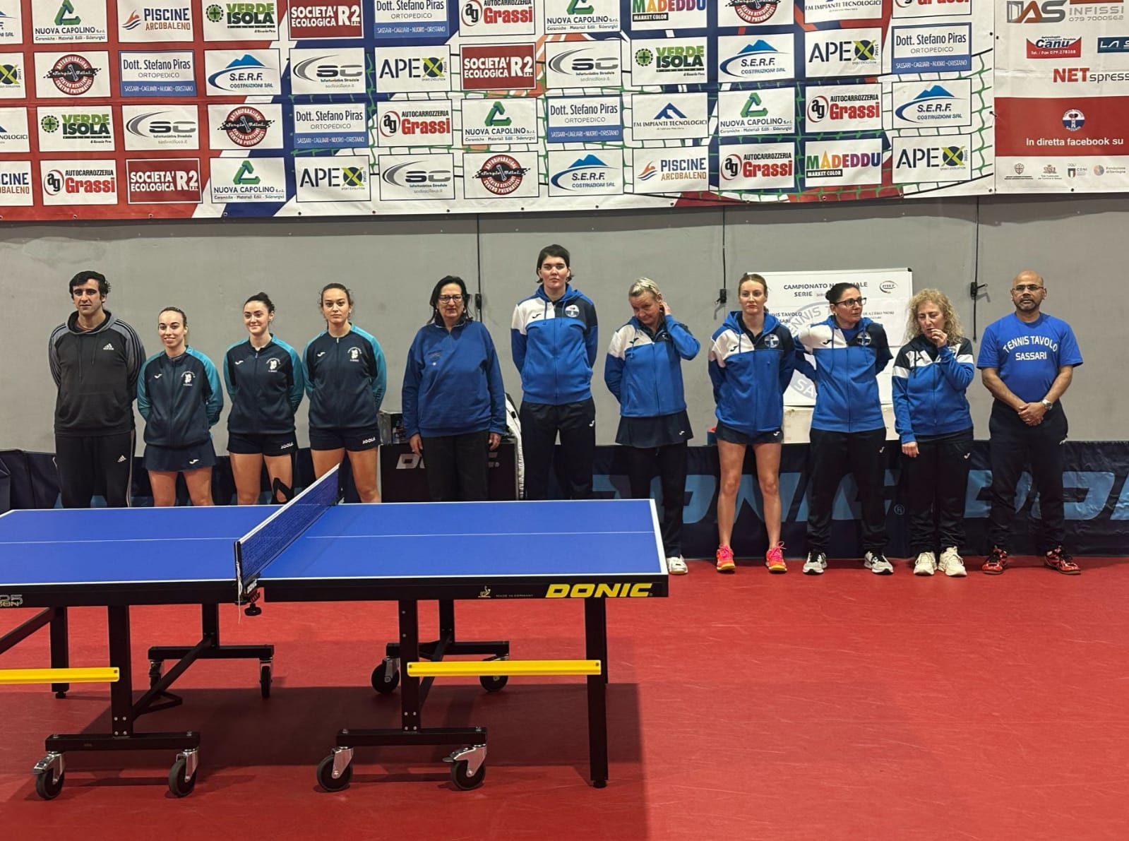 Serie A1 femminile TT Sassari pareggia in casa con Quattro Mori 2024 2025