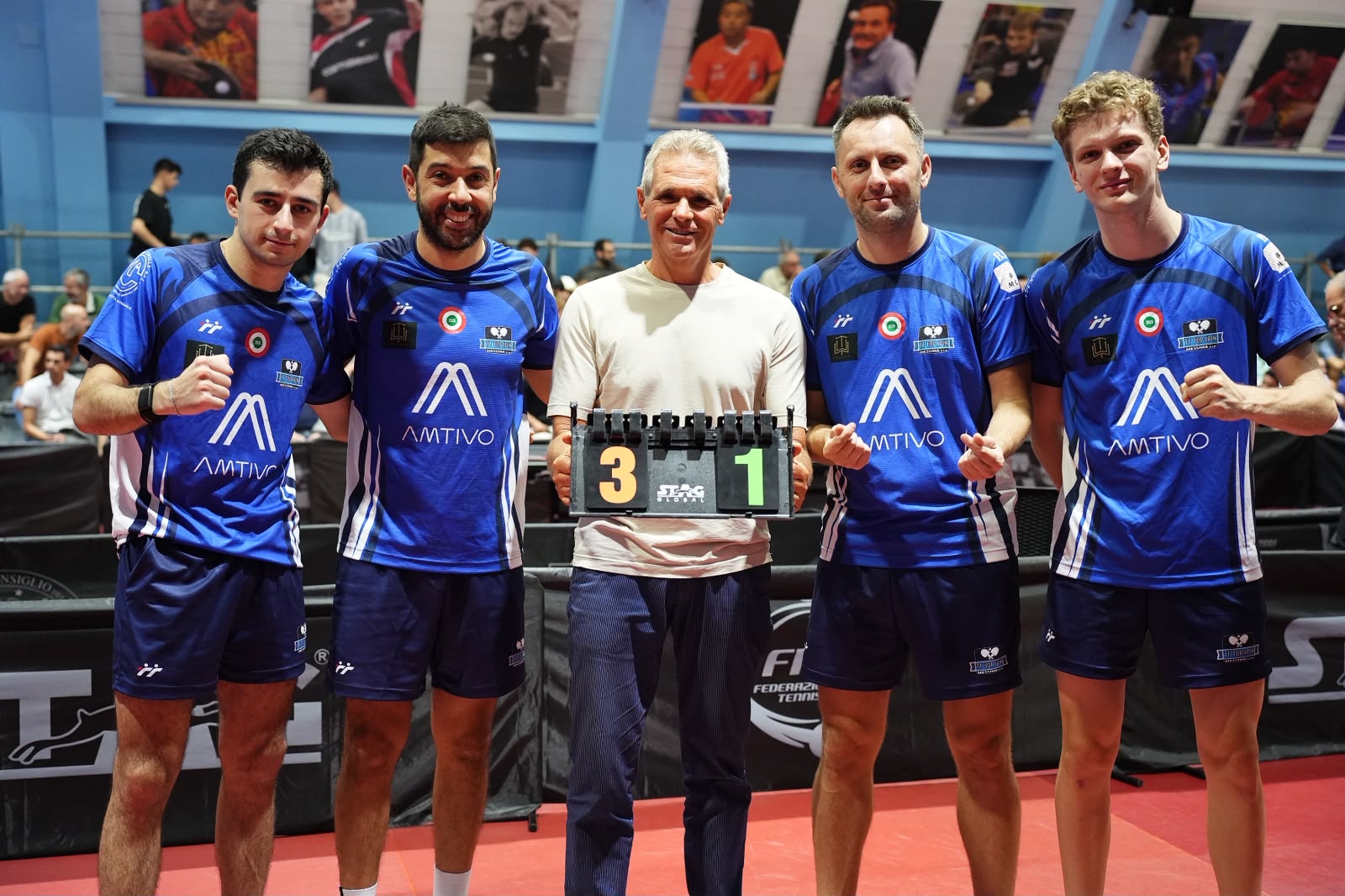Serie A1 maschile 2026 2027 prima giornata esulta la Top Spin Messina