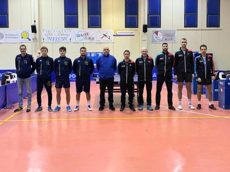 Serie A1 maschile Apuania Carrara vince in casa del TT Norbello 2022 2023