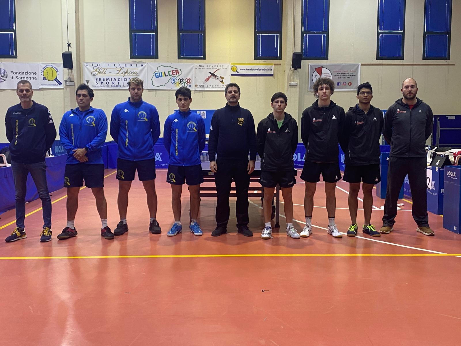Serie A1 maschile Marcozzi Cagliari vince in casa del TT Norbello 2024 2025