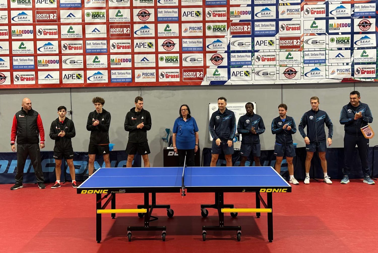 Serie A1 maschile Marcozzi Cagliari vince in casa del TT Sassari 2024 2025