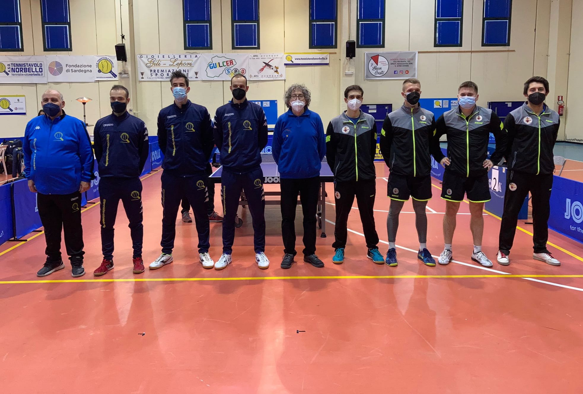 Serie A1 maschile TT Castel Goffredo vince a Norbello 2021 2022