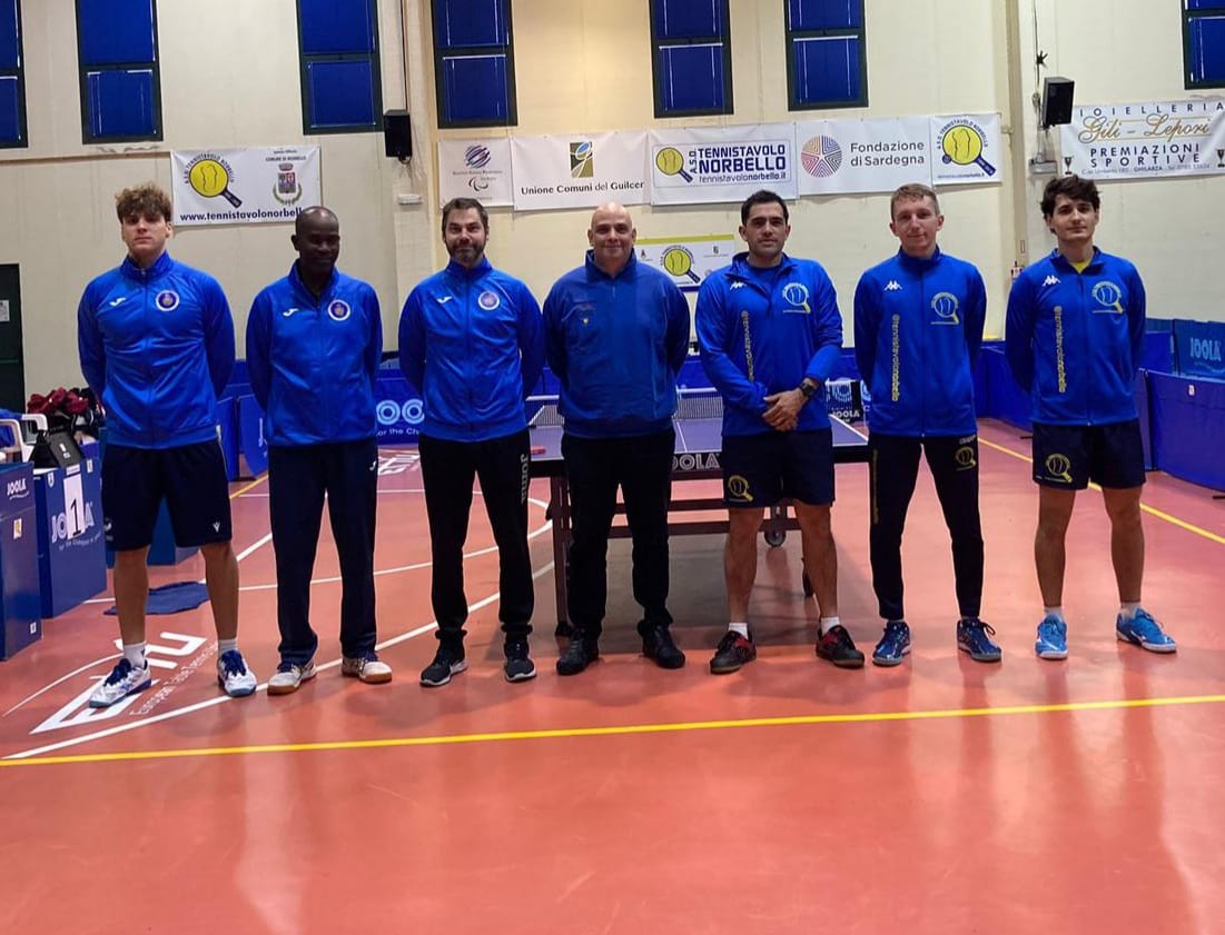 Serie A1 maschile TT Norbello batte in casa Il Circolo Prato 2010 2024 2025