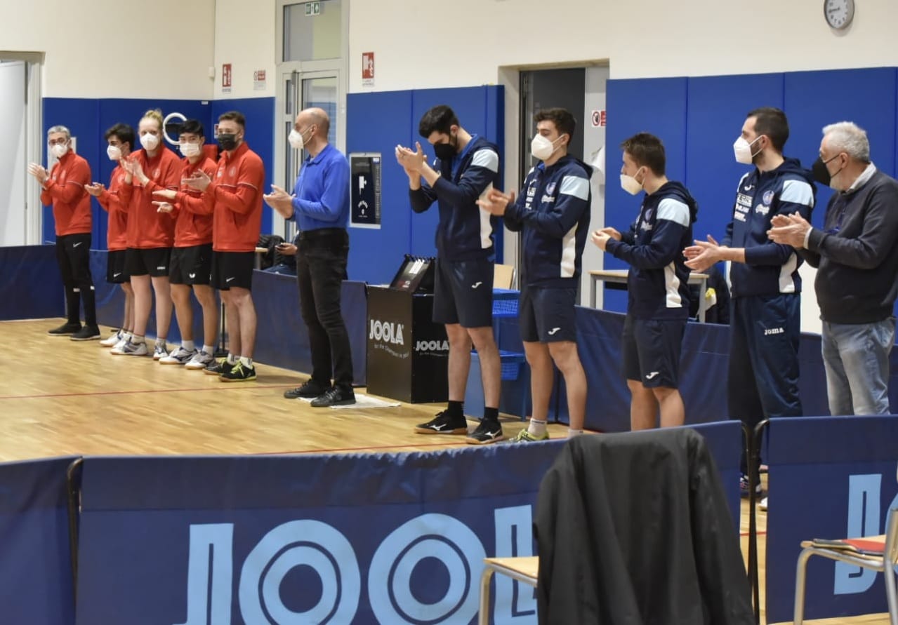 Serie A1 maschile TT Reggio Emilia batte SantEspedito 2021 2022