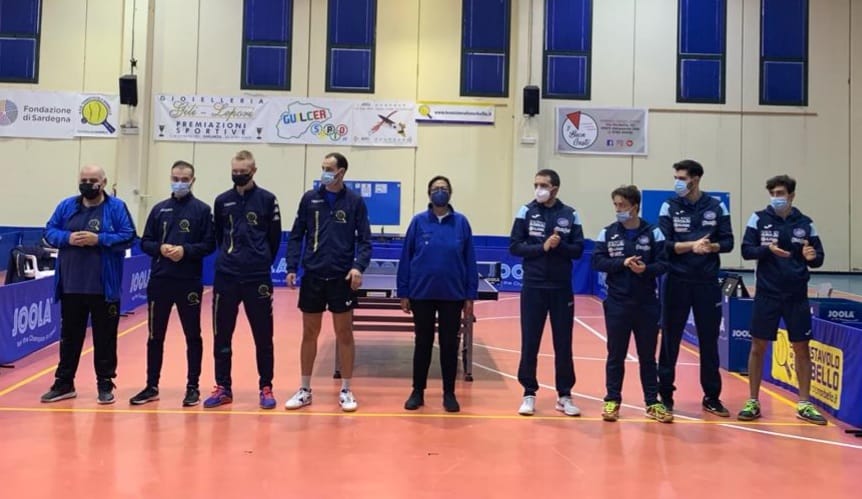 Serie A1 maschile TT Reggio batte in trasferta TT Norbello 2021 2022