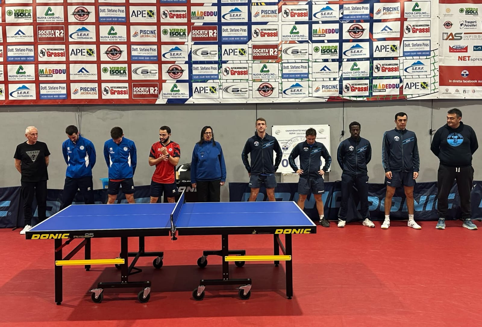 Serie A1 maschile TT Sassari batte in casa Bagnolese 2024 2025