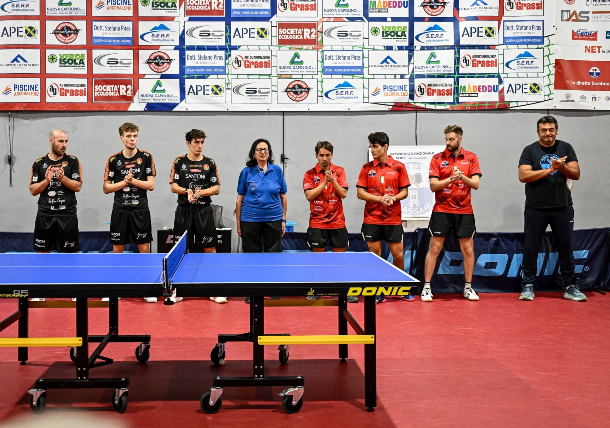 Serie A1 maschile TT Sassari batte in casa Virtus Servigliano 2025 2026