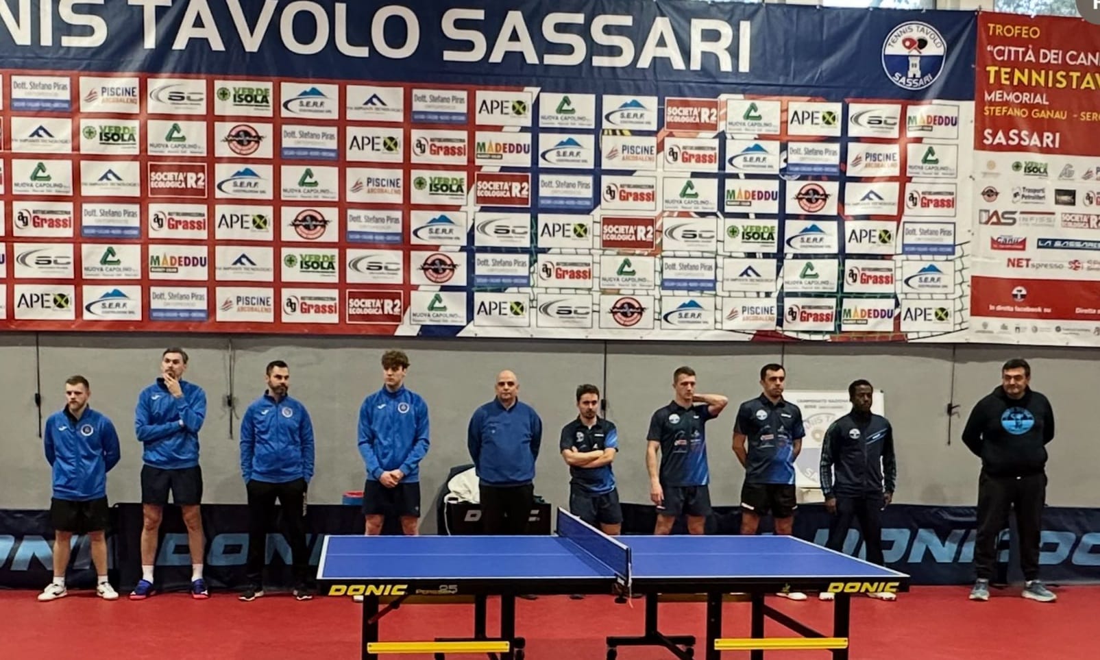 Serie A1 maschile TT Sassari pareggia in casa con Il Circolo Prato 2020 2024 2025