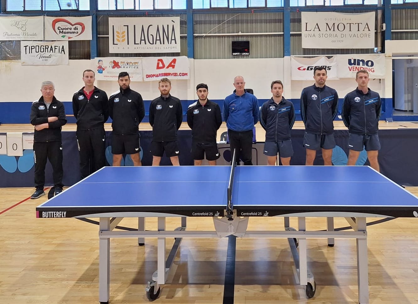 Serie A1 maschile TT Sassari vince in casa di Top Spin Messina 2024 2025