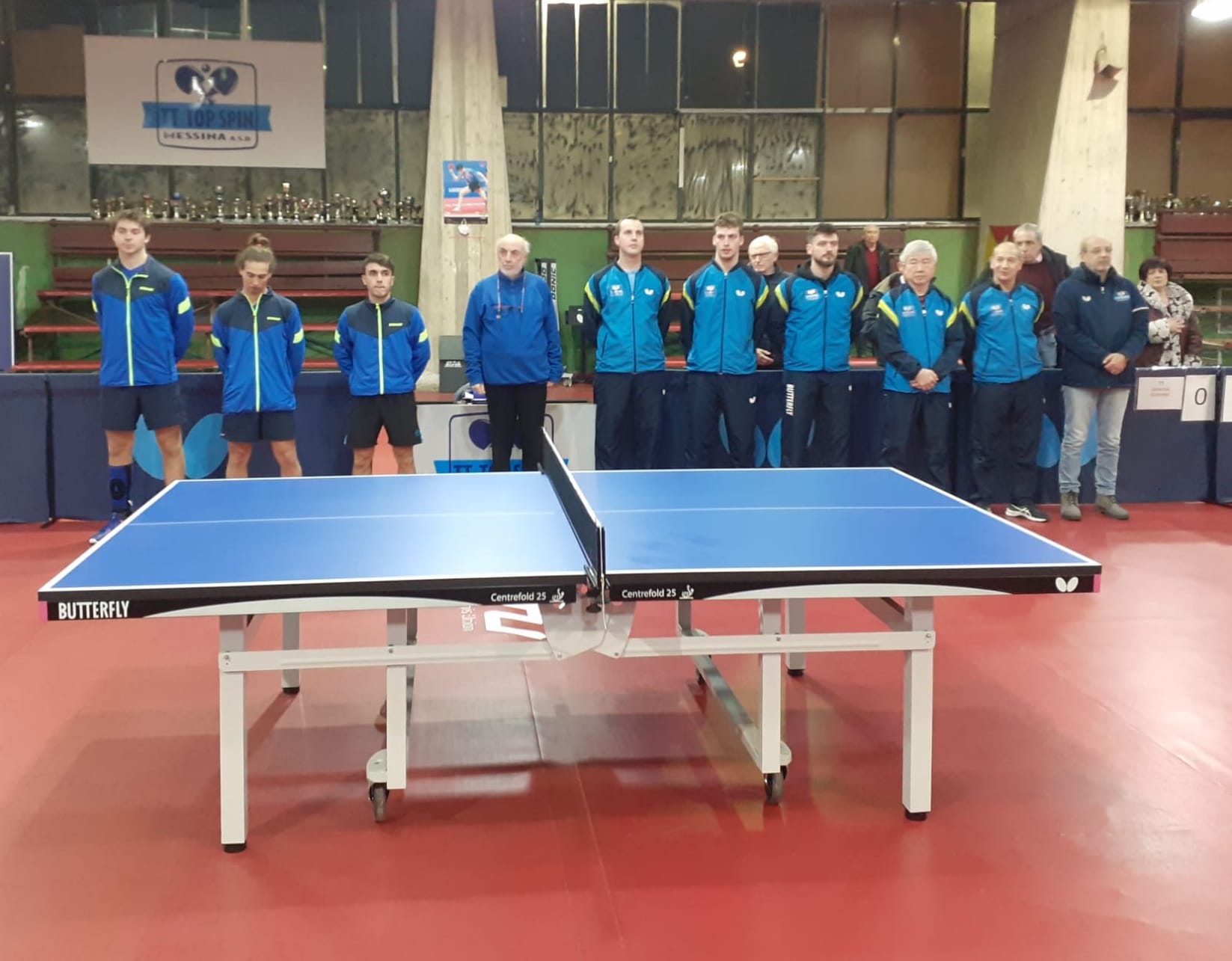 Serie A1 maschile Top Spin Messina batte in casa TT Genova 2022 2023