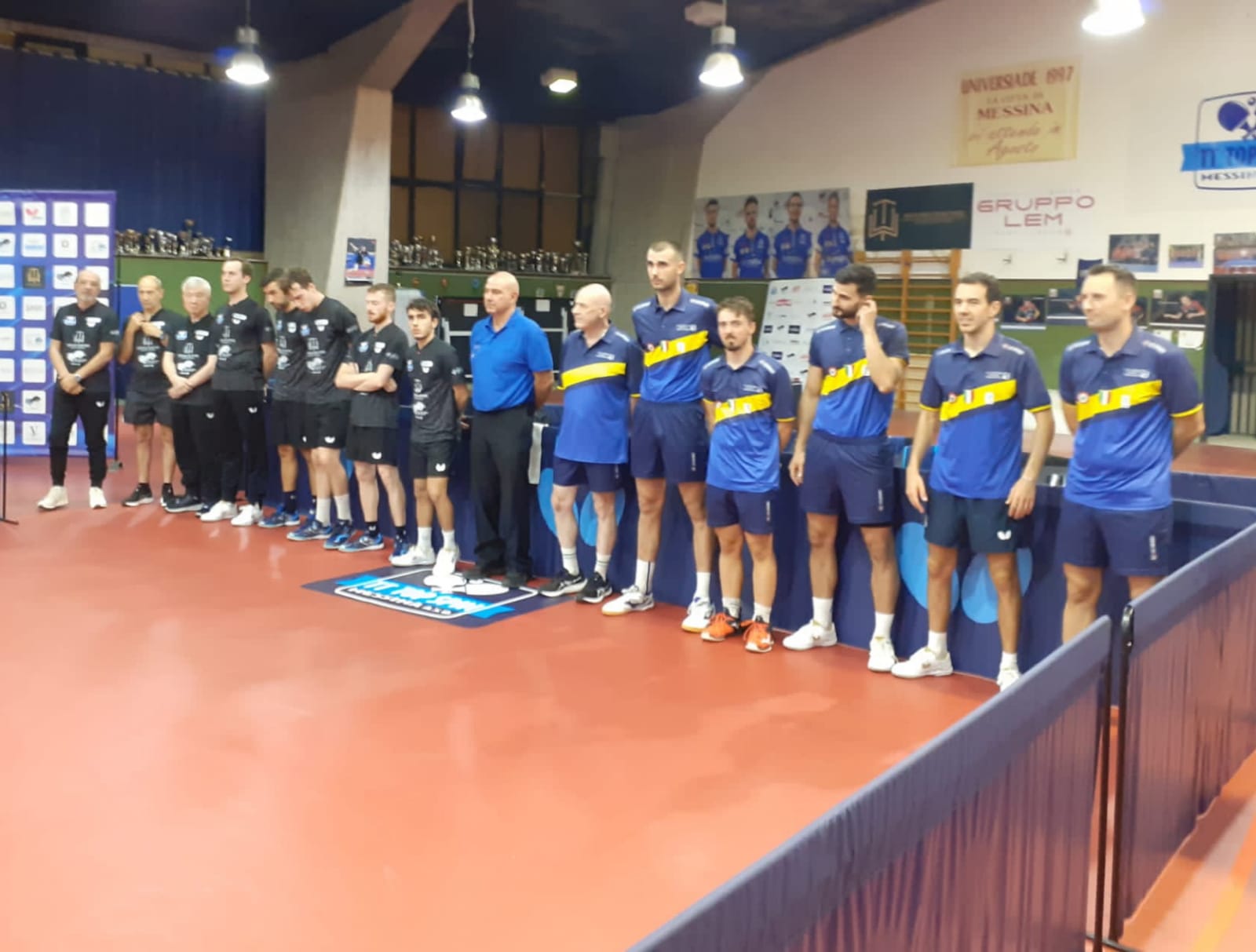 Serie A1 maschile Top Spin Messina pareggia con lApuania Carrara 2023 2024