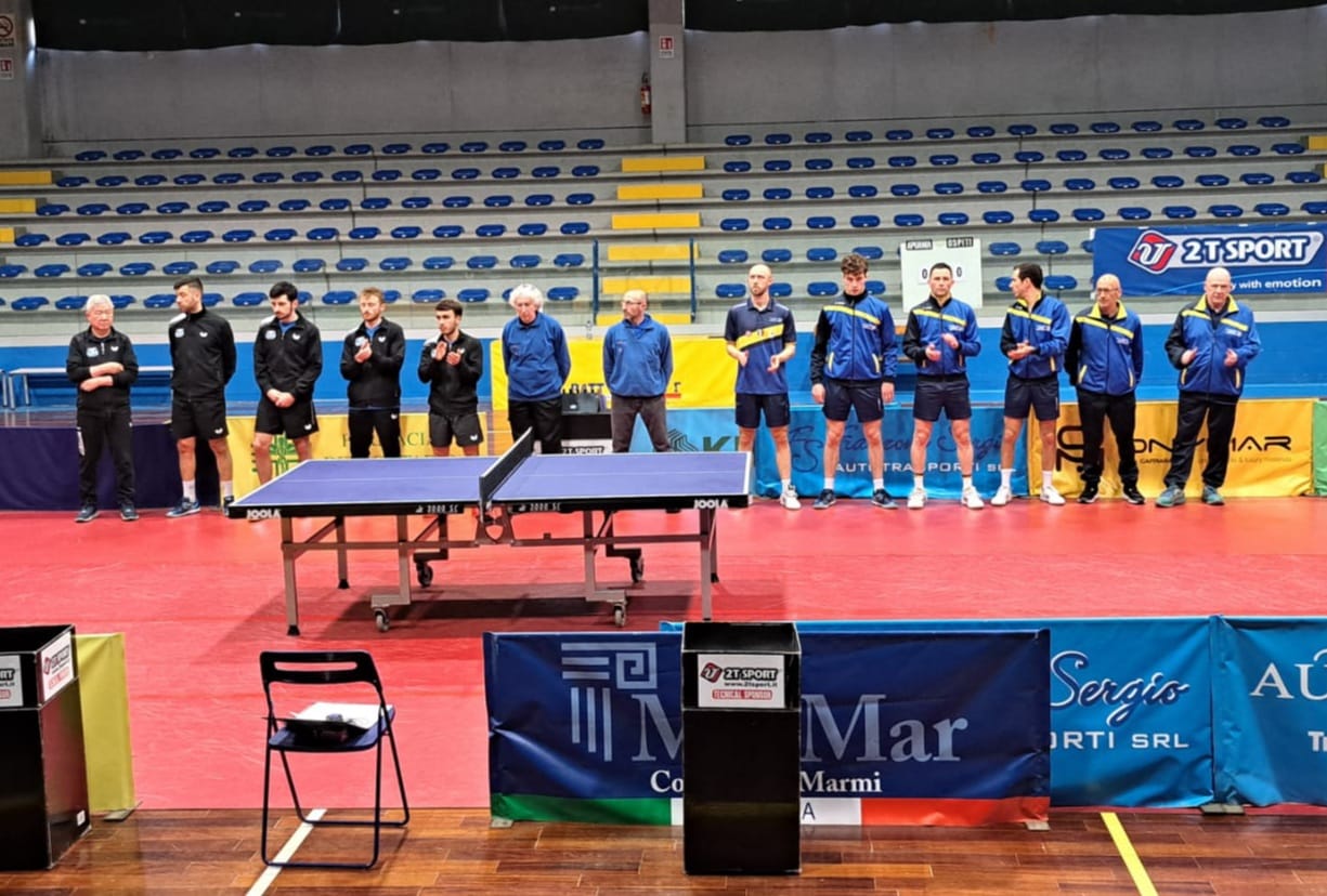 Serie A1 maschile Top Spin Messina pareggia in casa dellApuania Carrara nella semifinale scudetto di ritorno 2024 2025