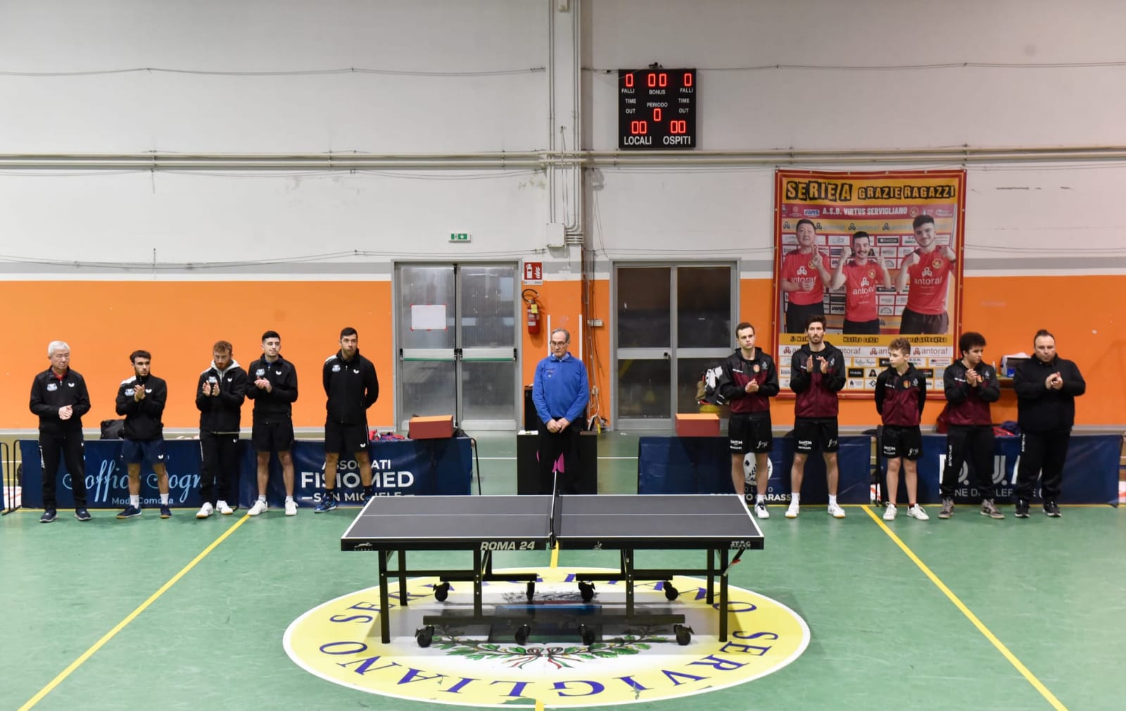 Serie A1 maschile Top Spin Messina vince in casa della Virtus Servigliano 2024 2025