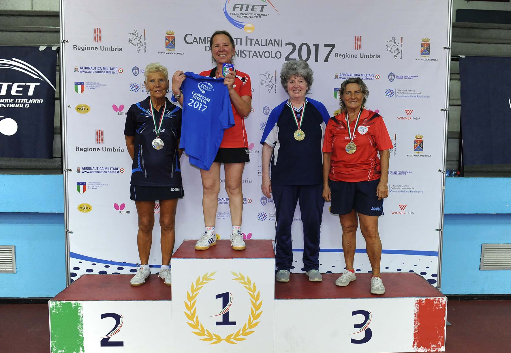 Singolare Master Femminile Over 60 Terni 2017