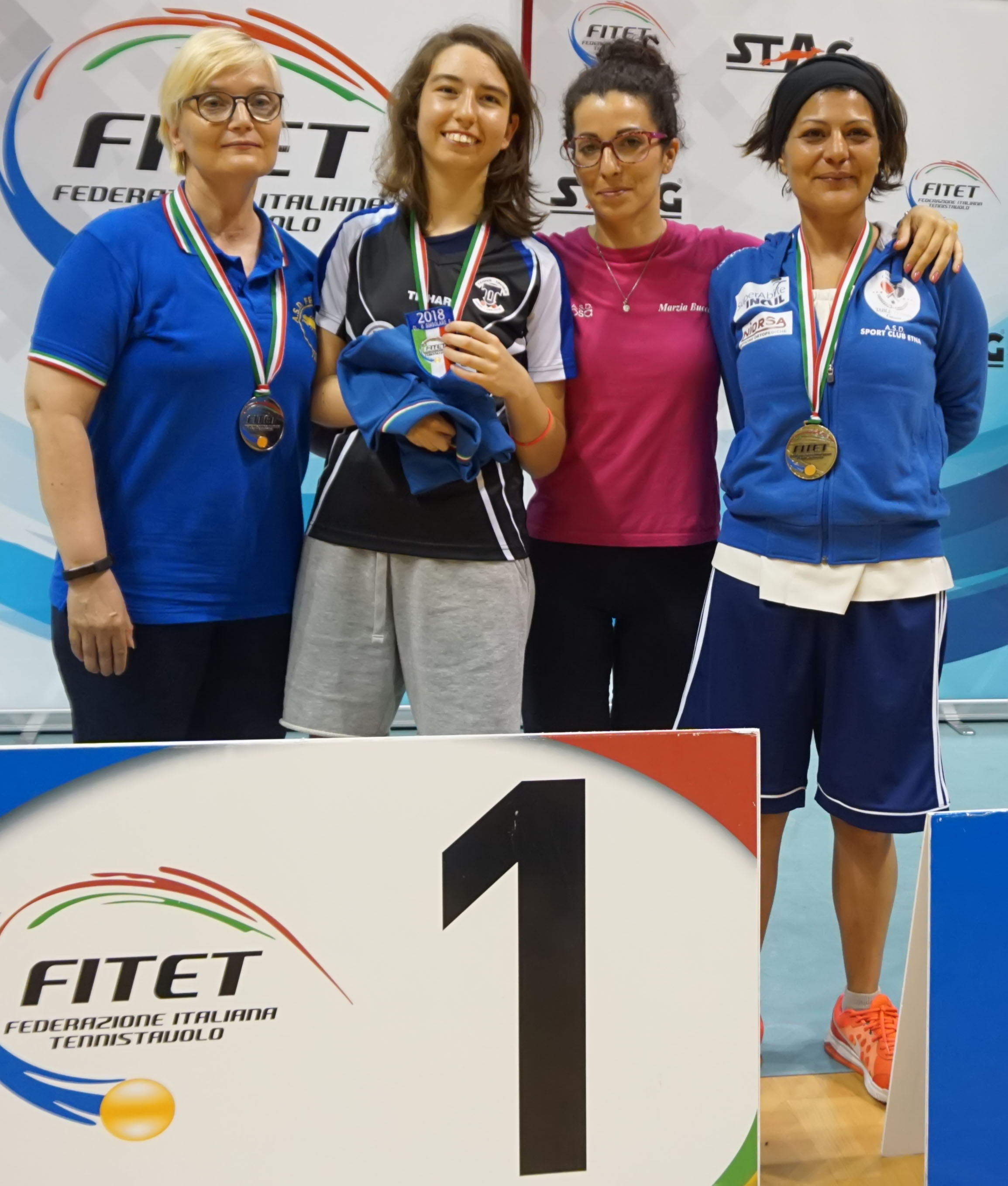 Singolo Femminile Classe 8 2018