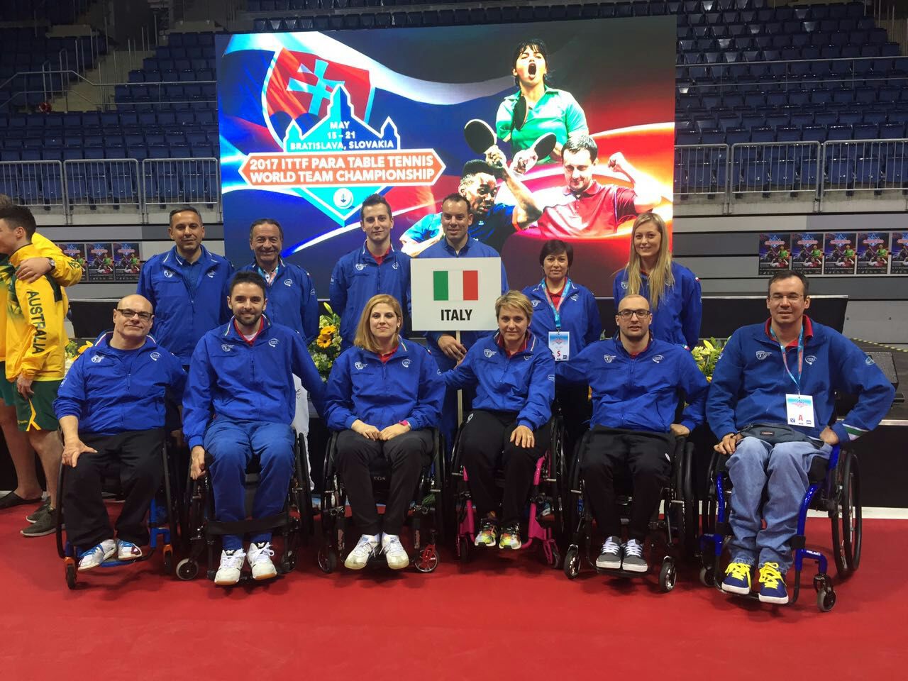 Squadra Azzurra ai Mondiali a squadre 2017