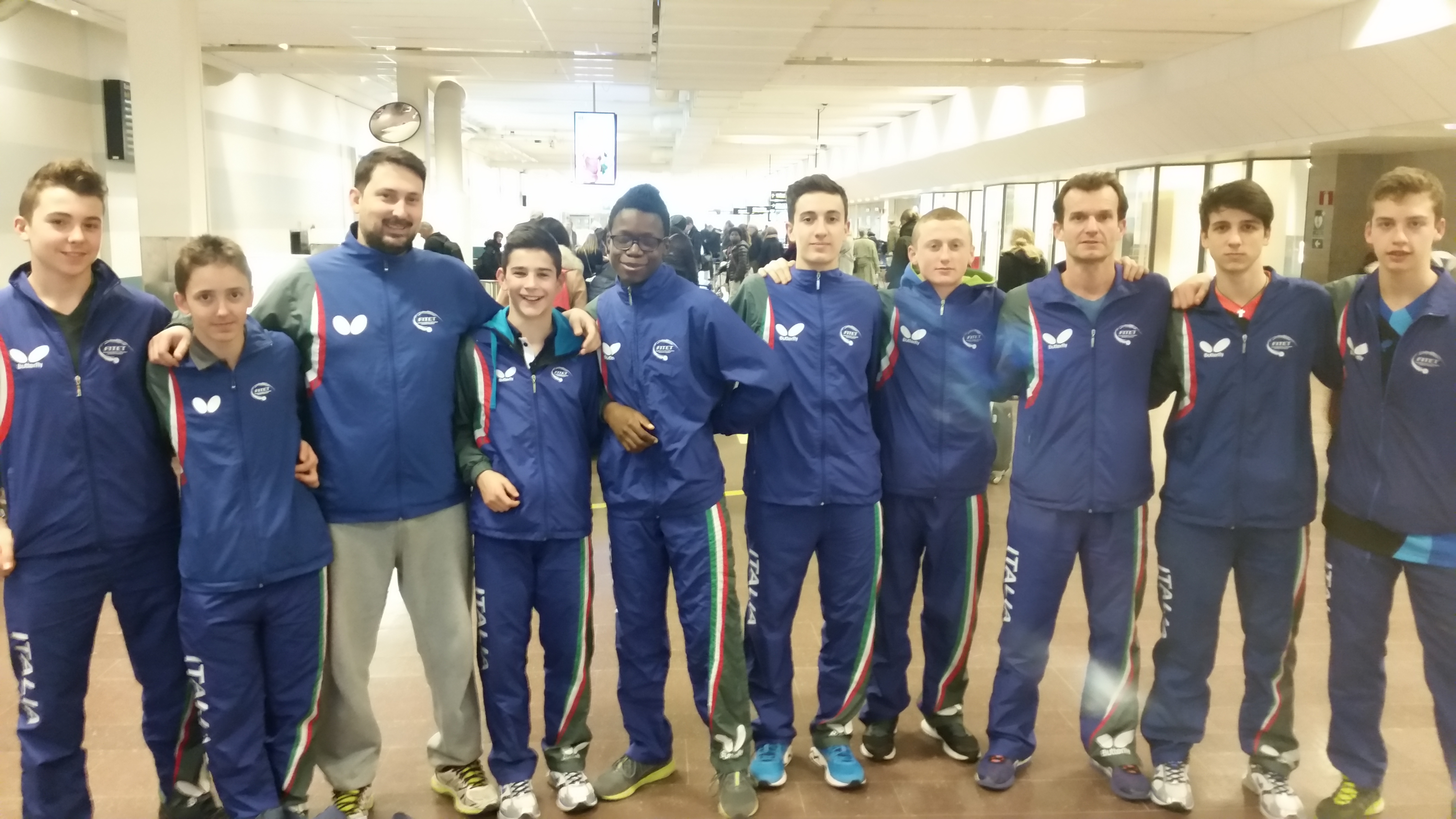 Squadra Juniores e Cadetti allOpen di Svezia