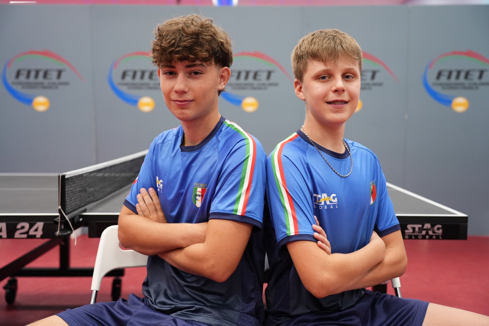 Squadra Under 15 femminile per i Campionati Europei Giovanili di Gondomar 2026 Pietro Andreoli e Jan Slavec