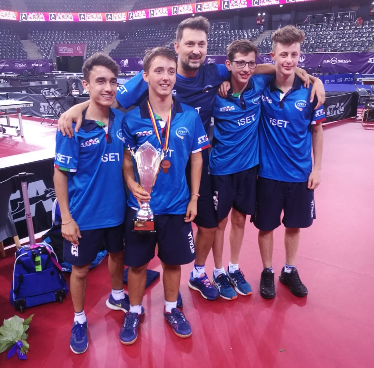 Squadra cadetti Campionati Europei Giovanili 2018
