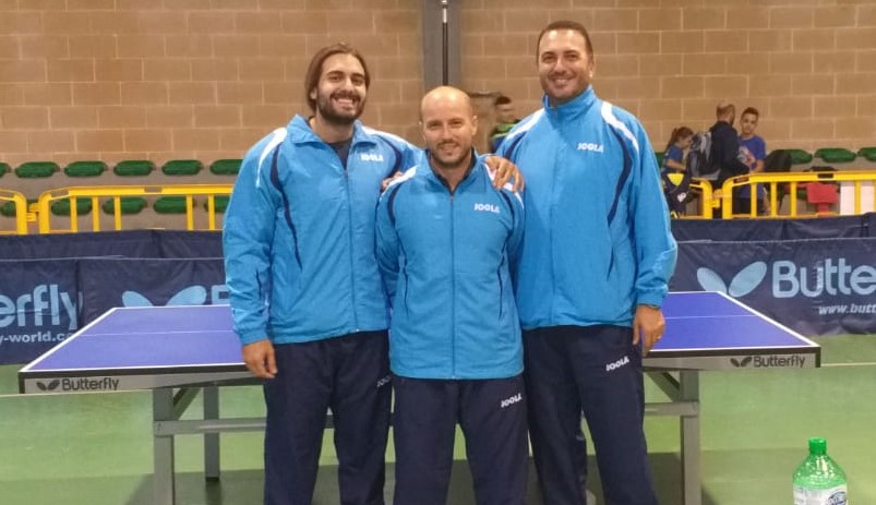 Squadra serie B 2 da sinistra Marco Colica Luca Migliardi e Francesco Falsone